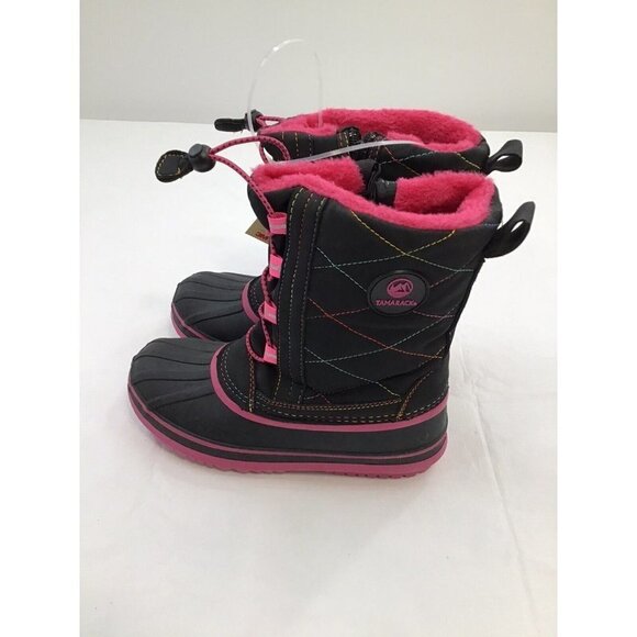 Tamarack Girls Size 13 Ice Breaker Snow Boots 3M Thinsulate Pink Black Warm - Picture 3 of 8